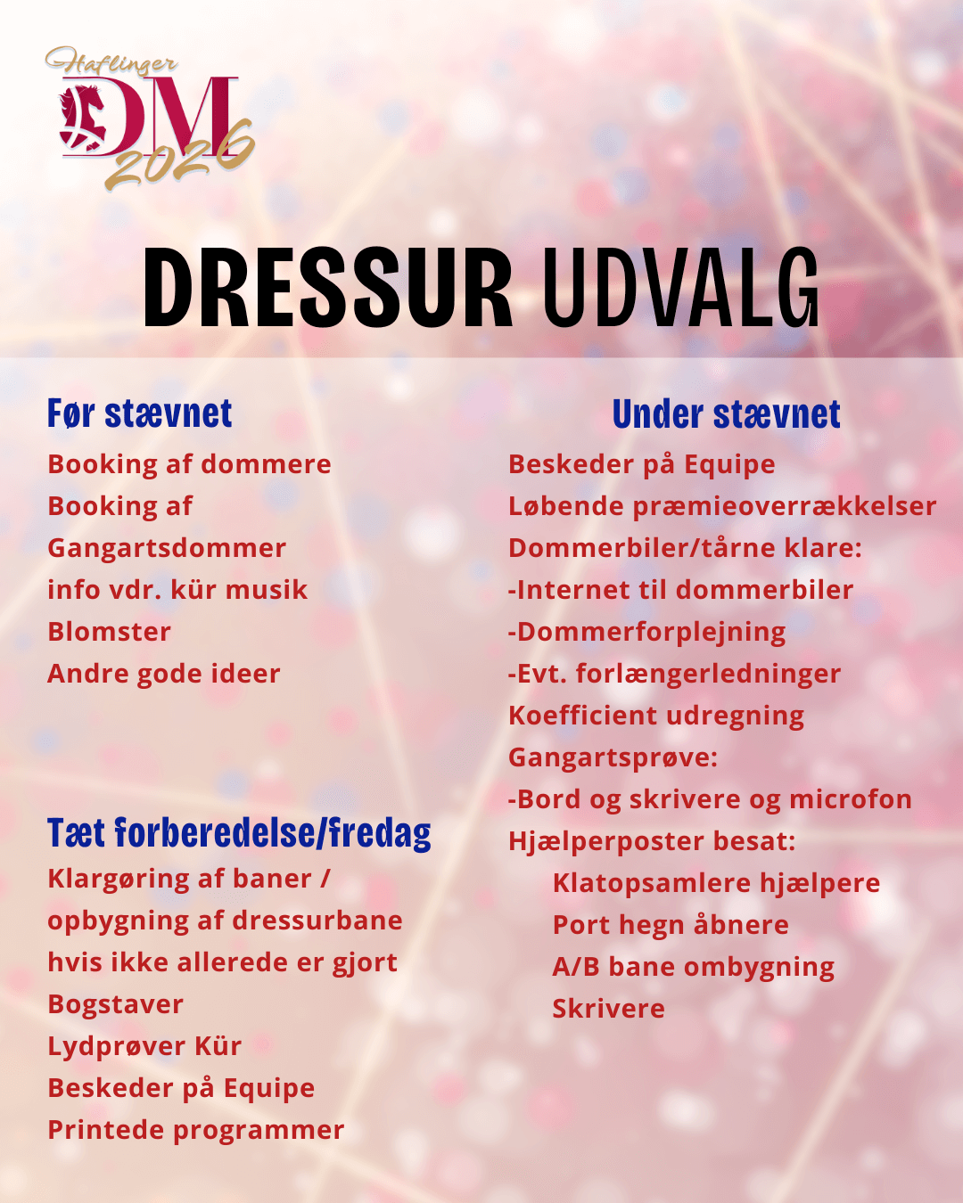 Dressur udvalg