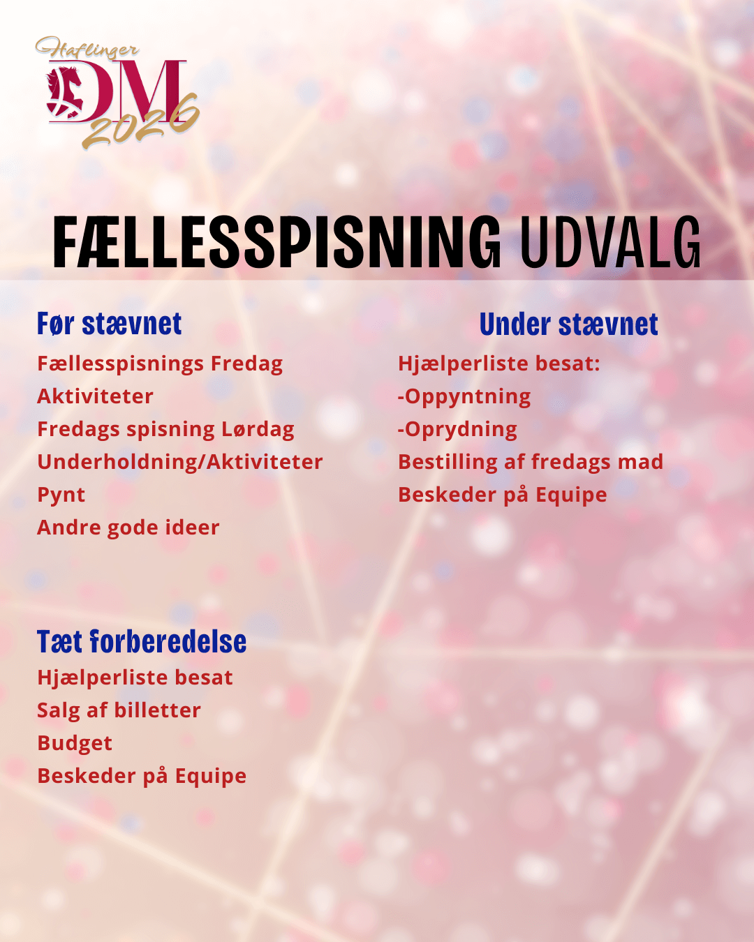 Fællesspisning udvalg