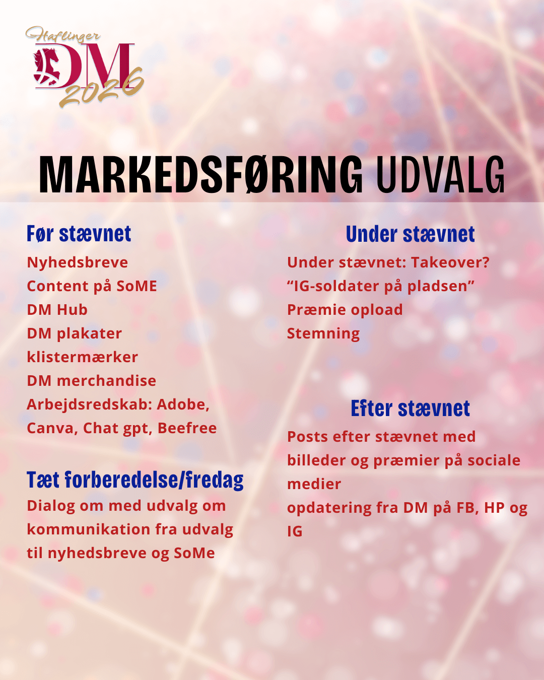 Markedsføring udvalg